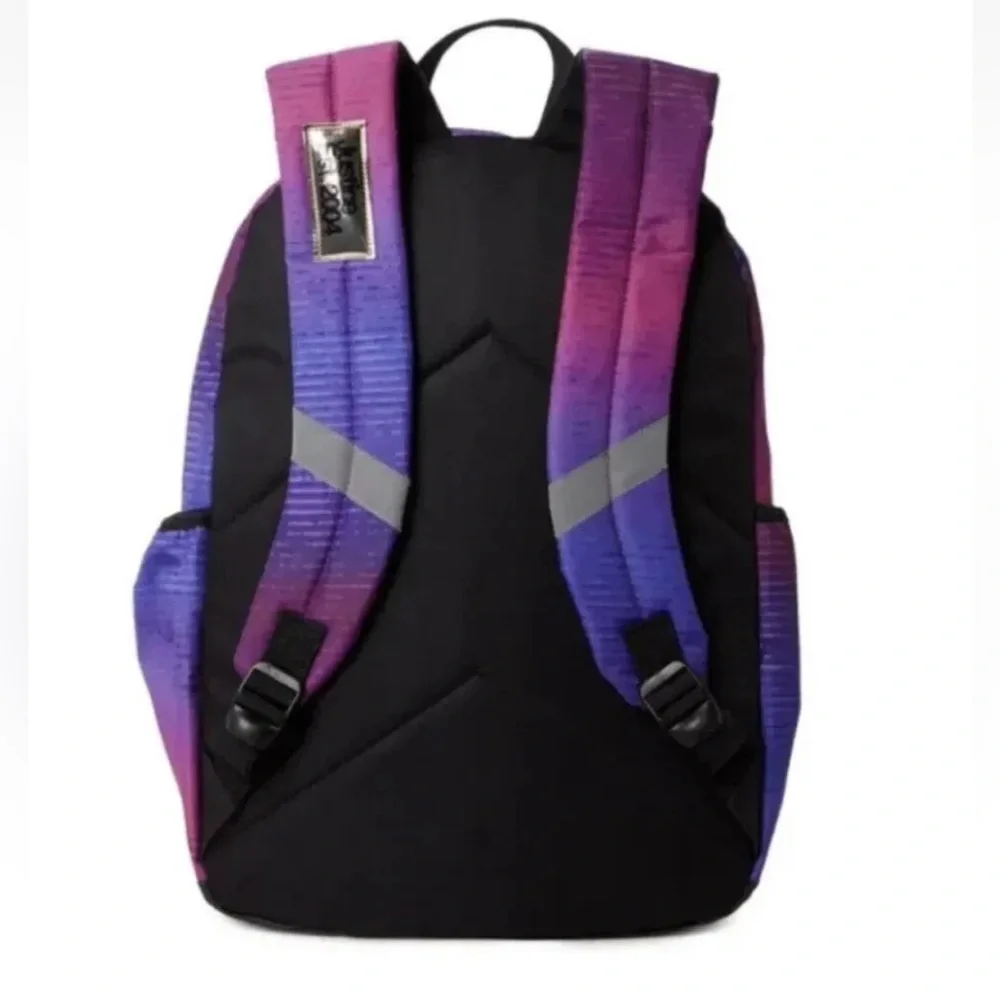 Justice Vibrant Purple and Pink Backpack